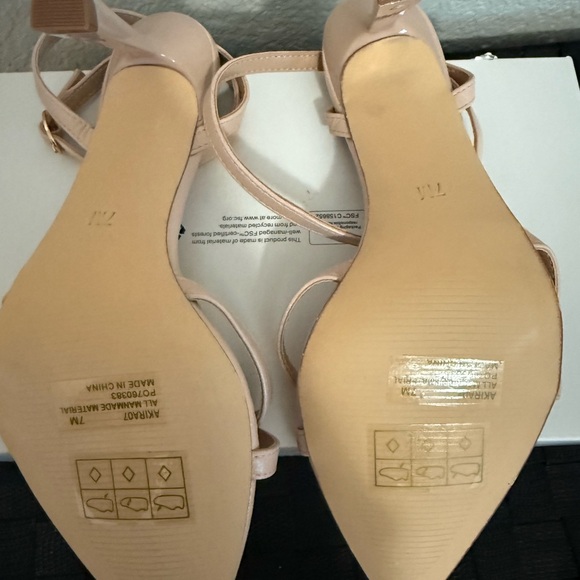 Fashion Nova Blush Strappy Heels - Picture 5 of 6